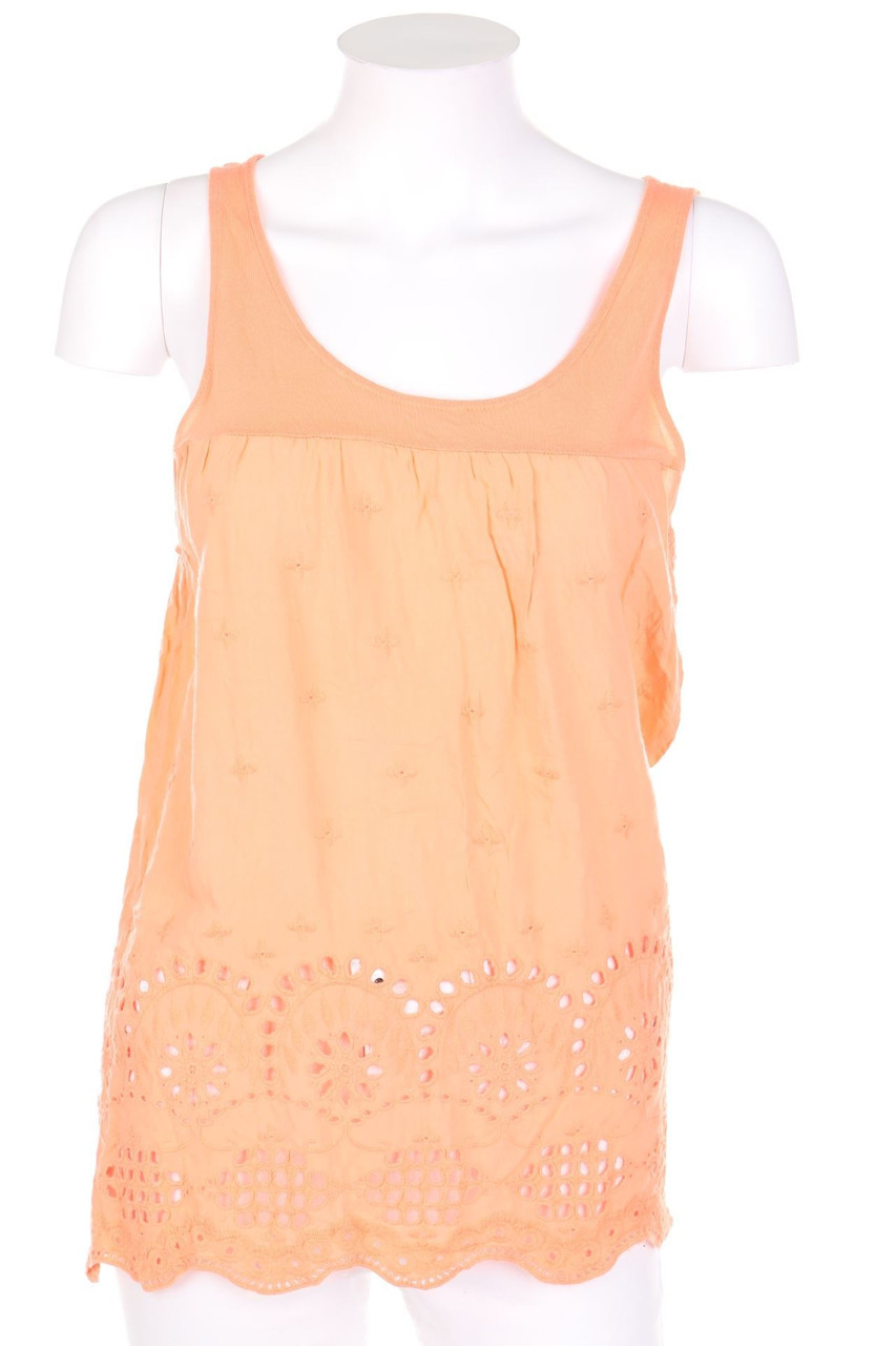 VILA - Blusentop mit Lochspitze - S