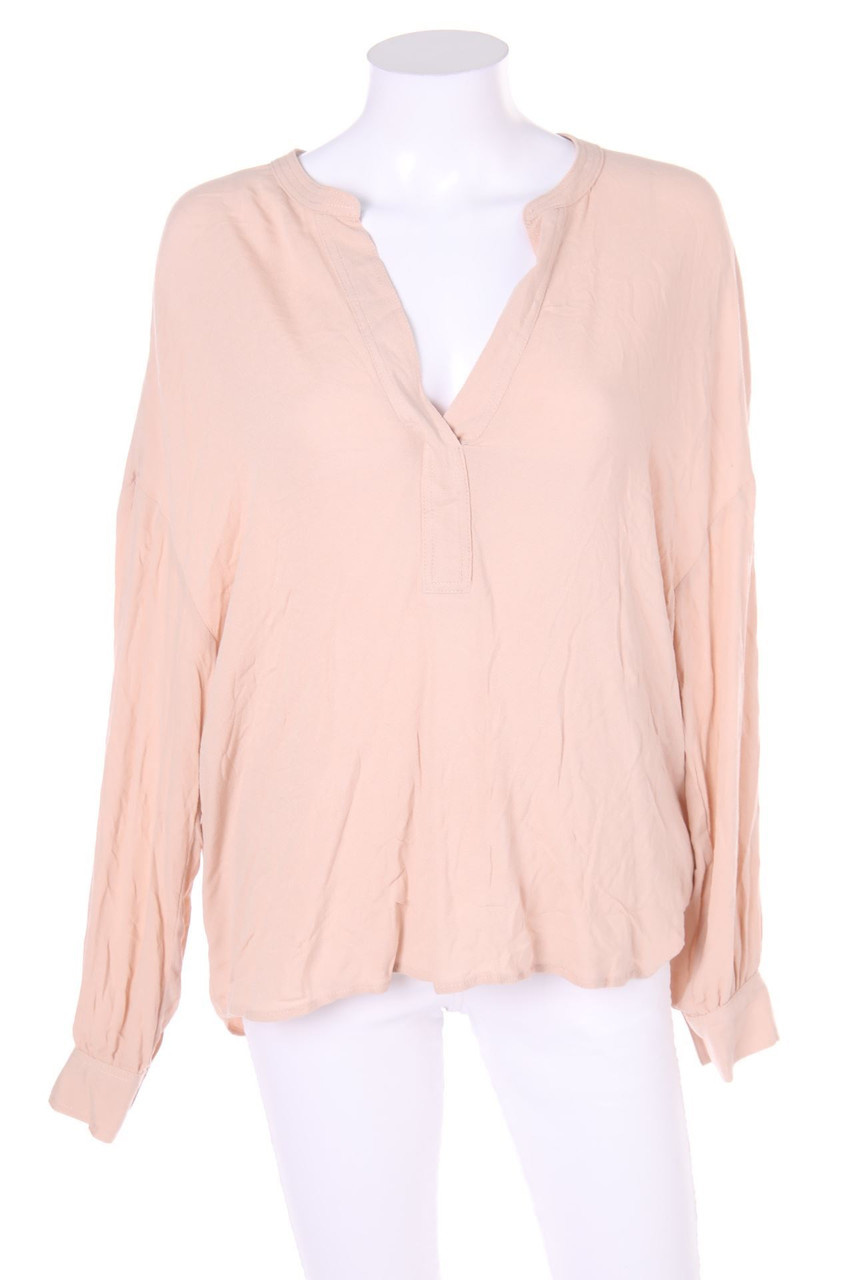 H&M - Oversize-Vokuhila-Bluse mit überschnittener Schulter - D 36