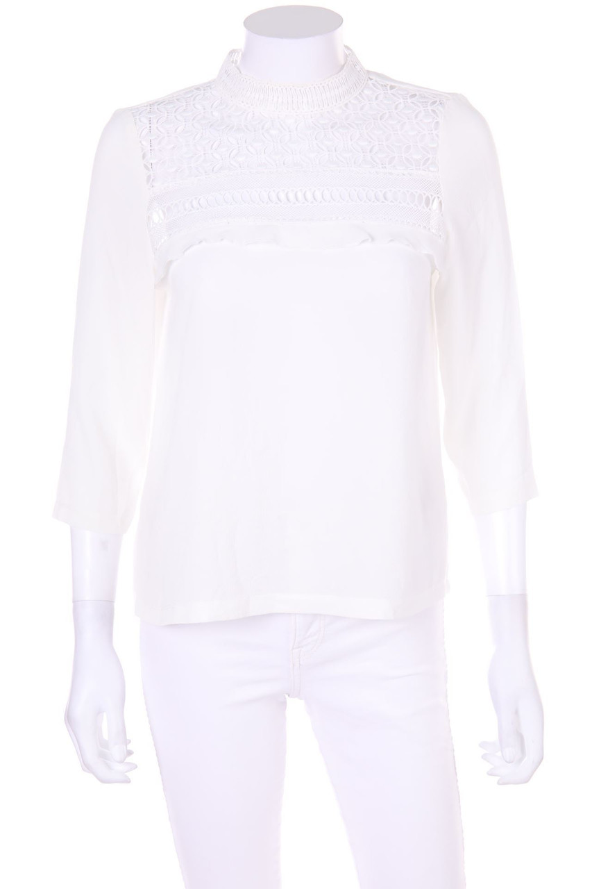 orsay - Bluse mit 3/4-Ärmel mit Spitze - D 42