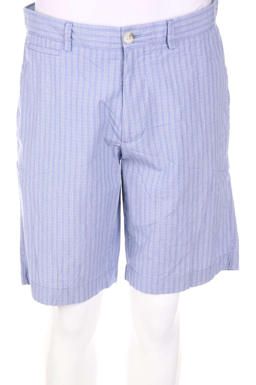 BANANA REPUBLIC - Baumwoll-Shorts mit Karo-Muster - W34