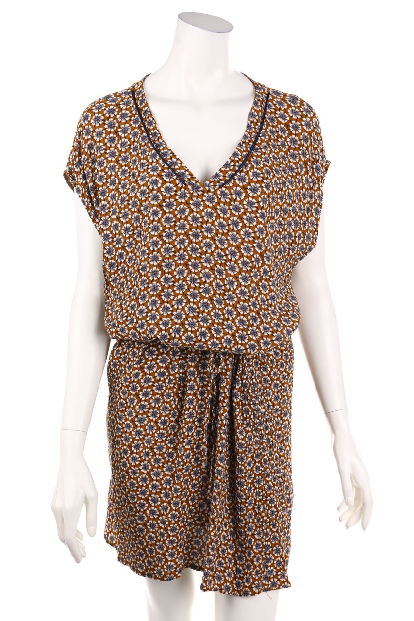 LA FÉE MARABOUTÉE - Tunikakleid mit Blumen-Print - D 38