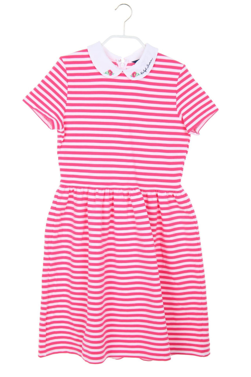 RALPH LAUREN - Kleid mit Logo-Stickerei - 164