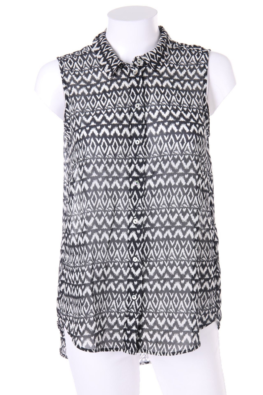 H&M - ärmellose Hemd-Bluse - D 36