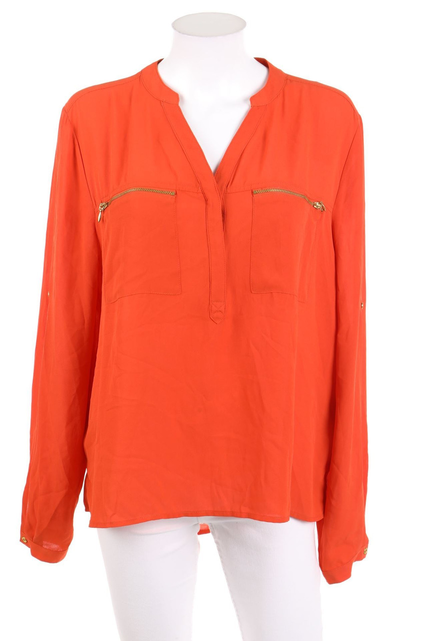 CINDY CRAWFORD for C&A - Bluse mit Krempel-Ärmeln - D 44