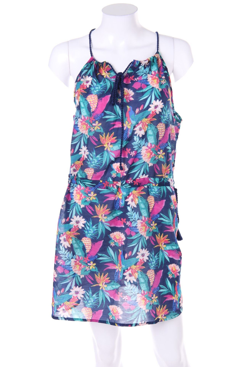 CAMAÏEU - Kleid mit Tropical Print - D 38