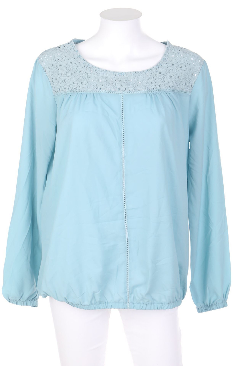 yest - Bluse mit Spitzen-Einsatz - D 40