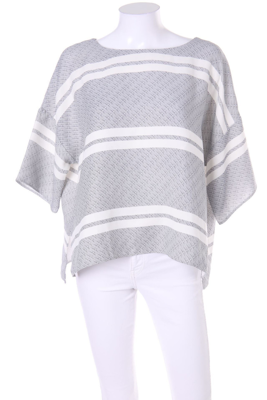 someday. - Streifen-Shirt mit überschnittener Schulter - L