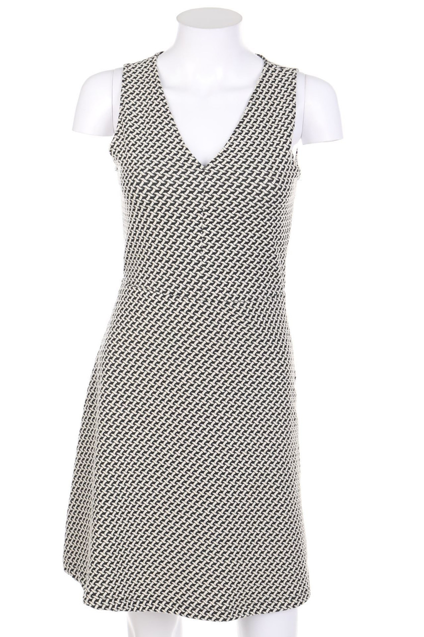 MANGO SUIT - Skater-Kleid mit geometrischem Muster - XS