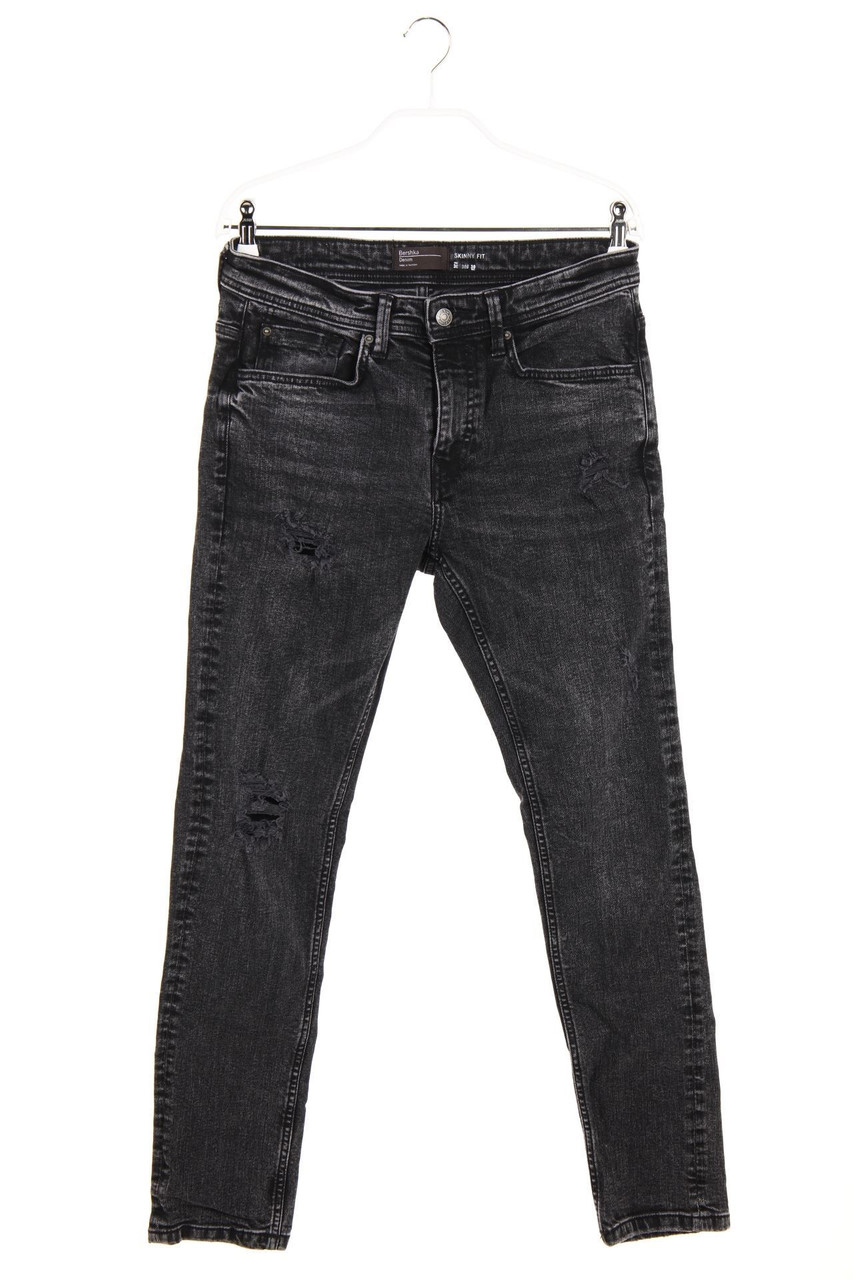 Bershka - Destroyed Skinny-Jeans - W30