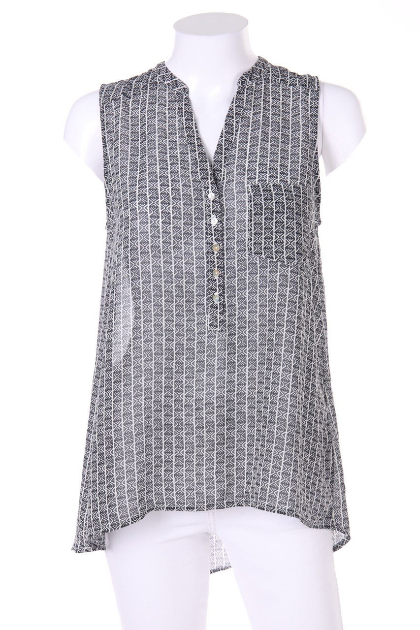 H&M - Blusentop mit Muster - D 34