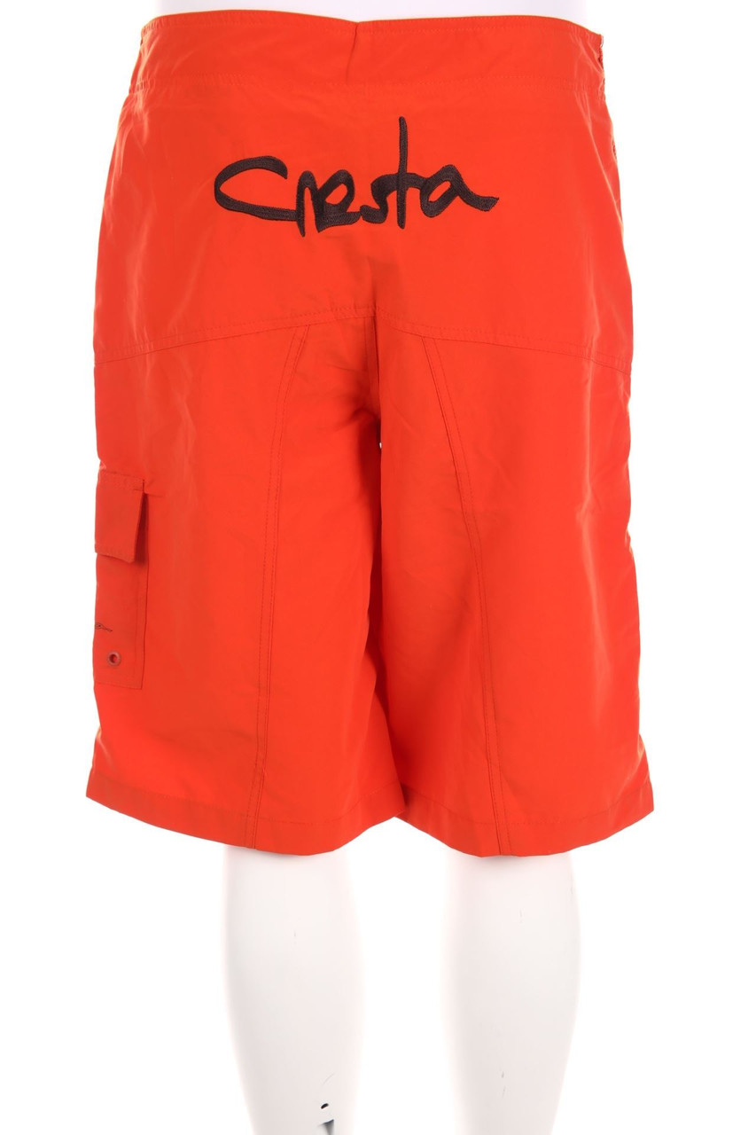 CRESTA - Schwimm-Shorts mit Logo-Stickerei - L