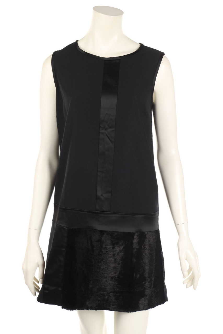 PENNYBLACK - Party-Kleid mit Fake Fur-Besatz - M