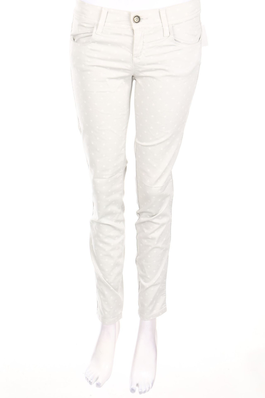 BENETTON JEANS - Skinny-Jeans mit Muster - W29