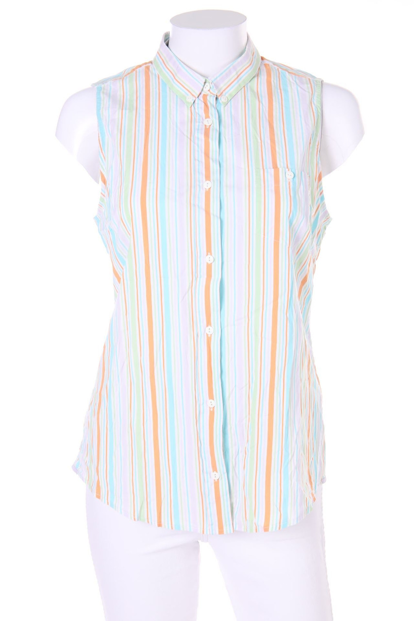 GANT - ärmellose Hemd-Bluse mit Streifen - D 40