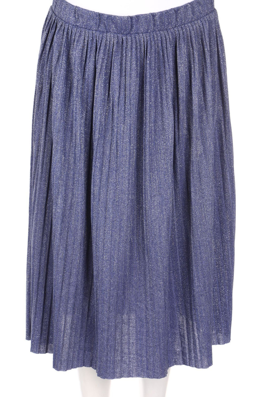 VERO MODA - Plissé-Rock mit Glitzer - L