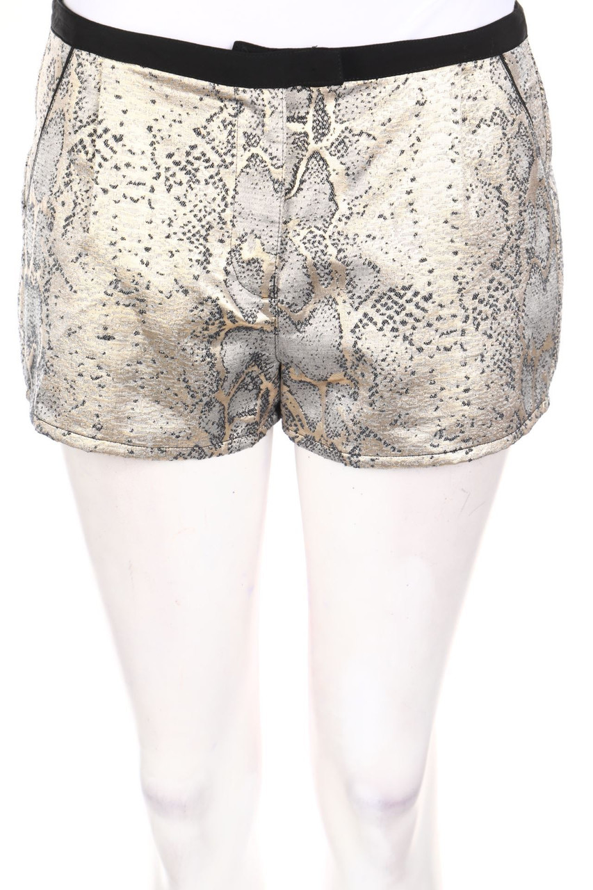 Bershka - Hotpants aus Jacquard mit Metallic-Effekt - D 34