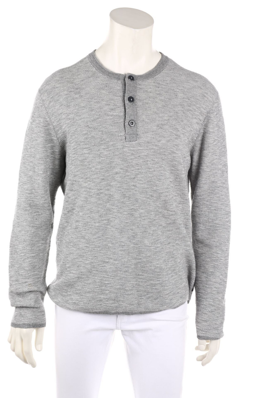 Marc O´Polo - Rundhals-Pullover mit Logo-Badge - XL