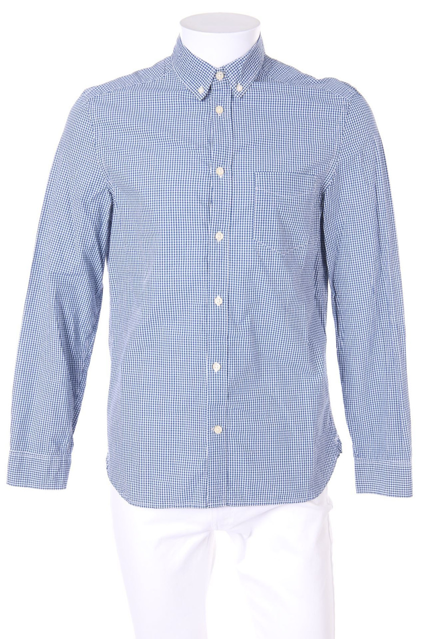H&M LOGG - kariertes Button-down-Hemd - S