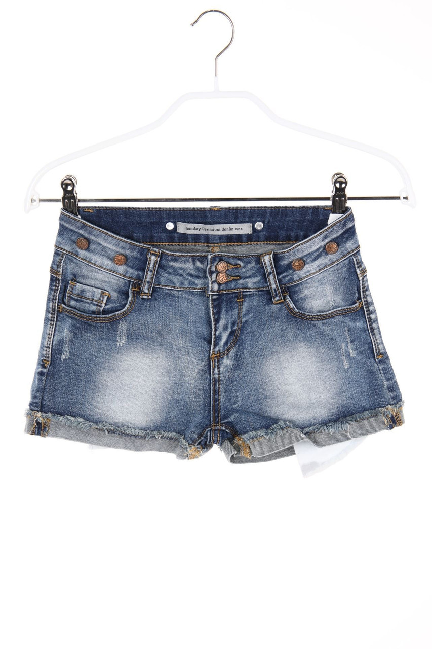Monday Premium - Distressed Jeans-Shorts - XS