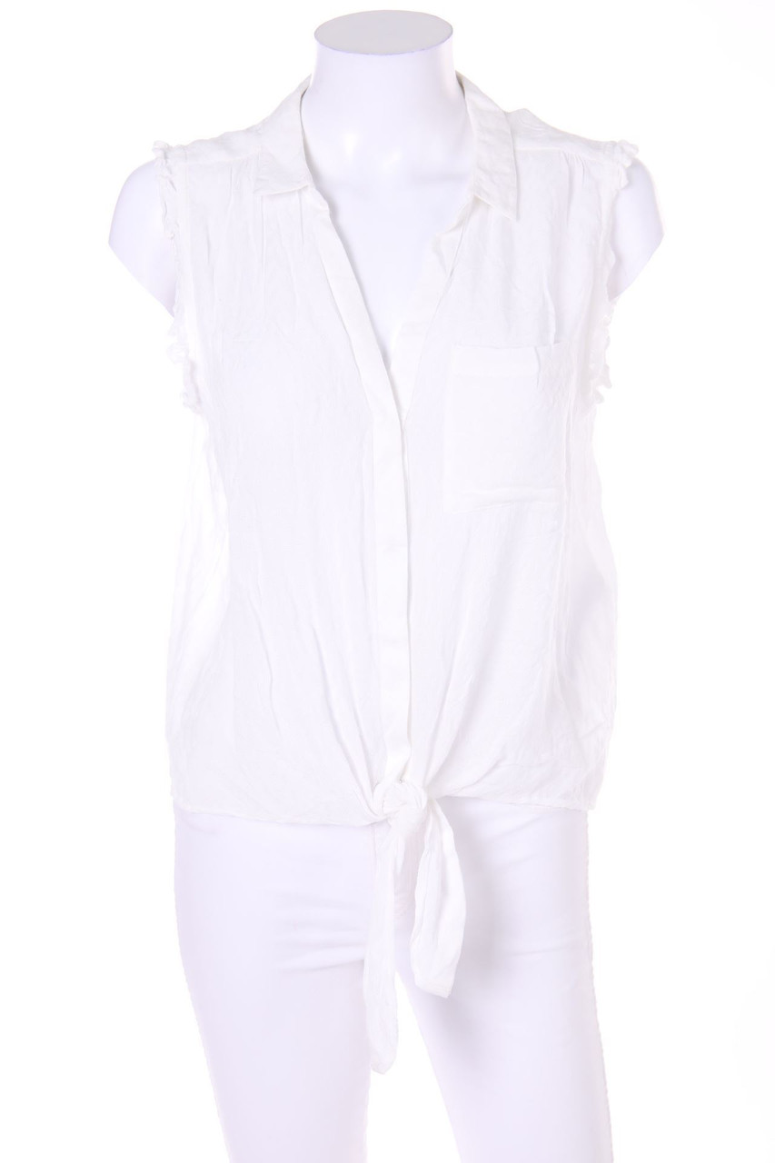 NAF NAF - Blusentop mit Rüschen - D 40