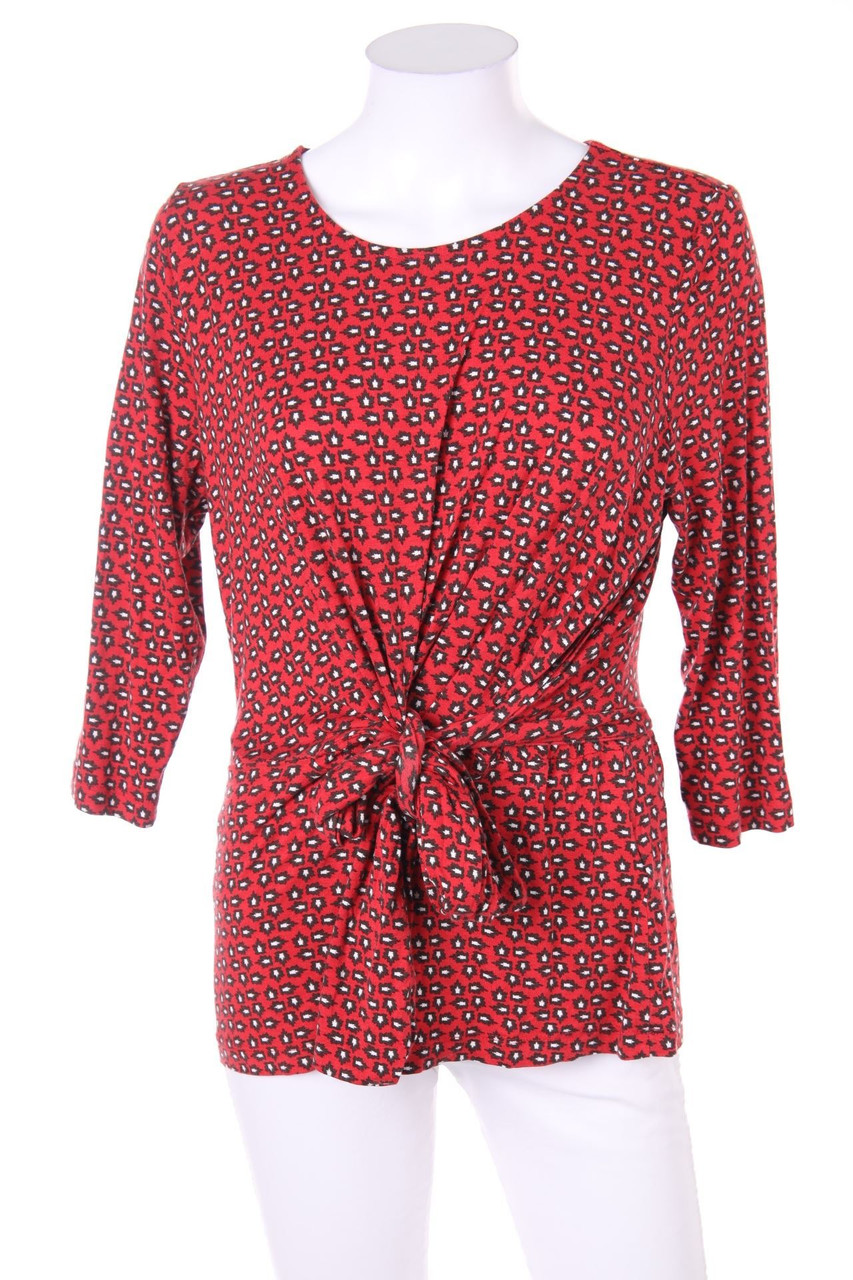 nala - Bluse mit 3/4-Ärmel zum Knoten - D 36