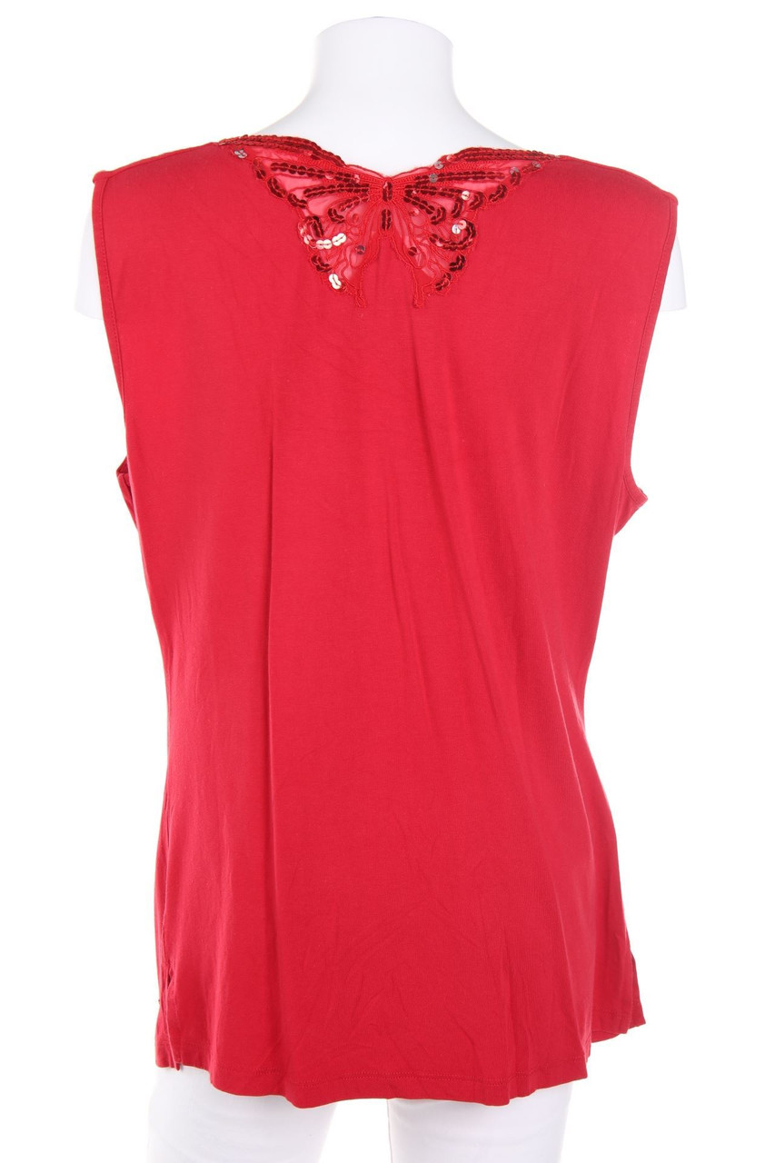 Sarah Kern - Blusentop mit Pailletten - D 42