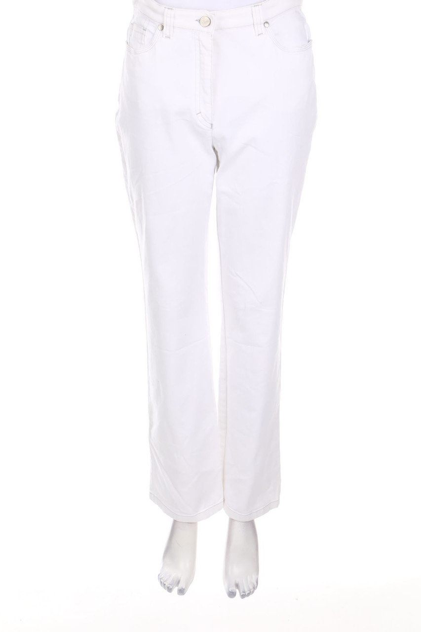 IN LINEA - Straight Cut Jeans mit Logo-Applikation - D 40