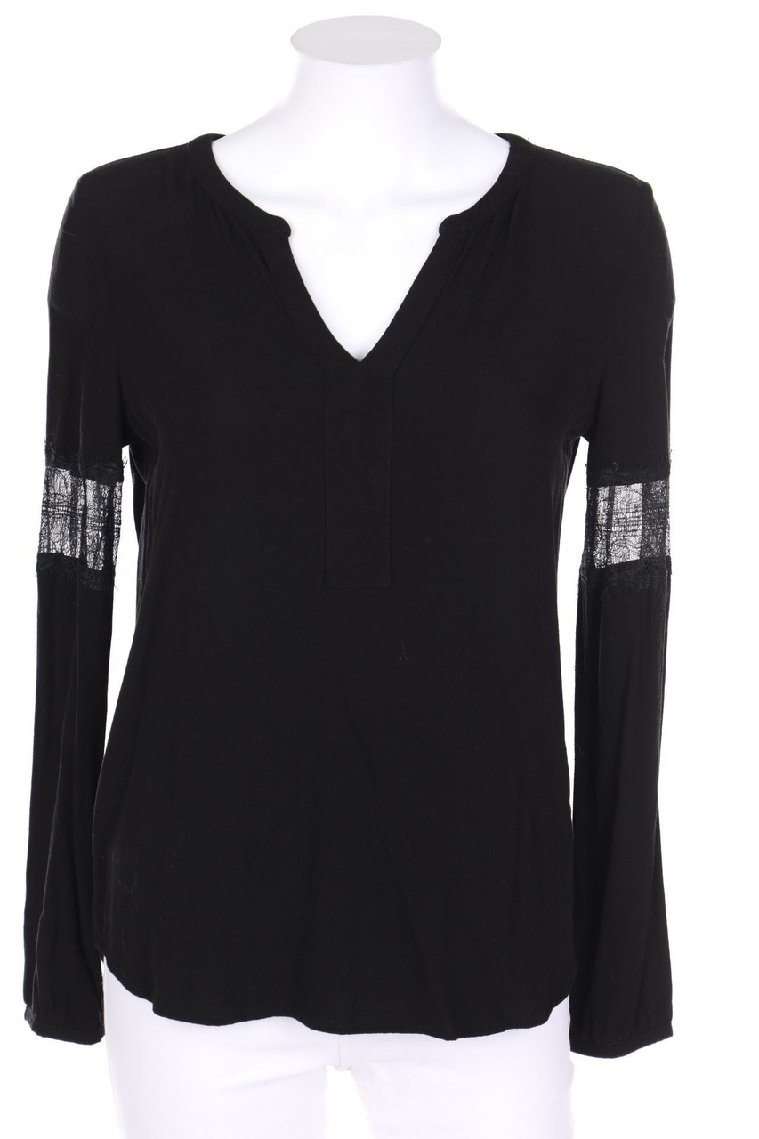 ESPRIT de corp - Bluse mit Spitzen-Einsatz - XS