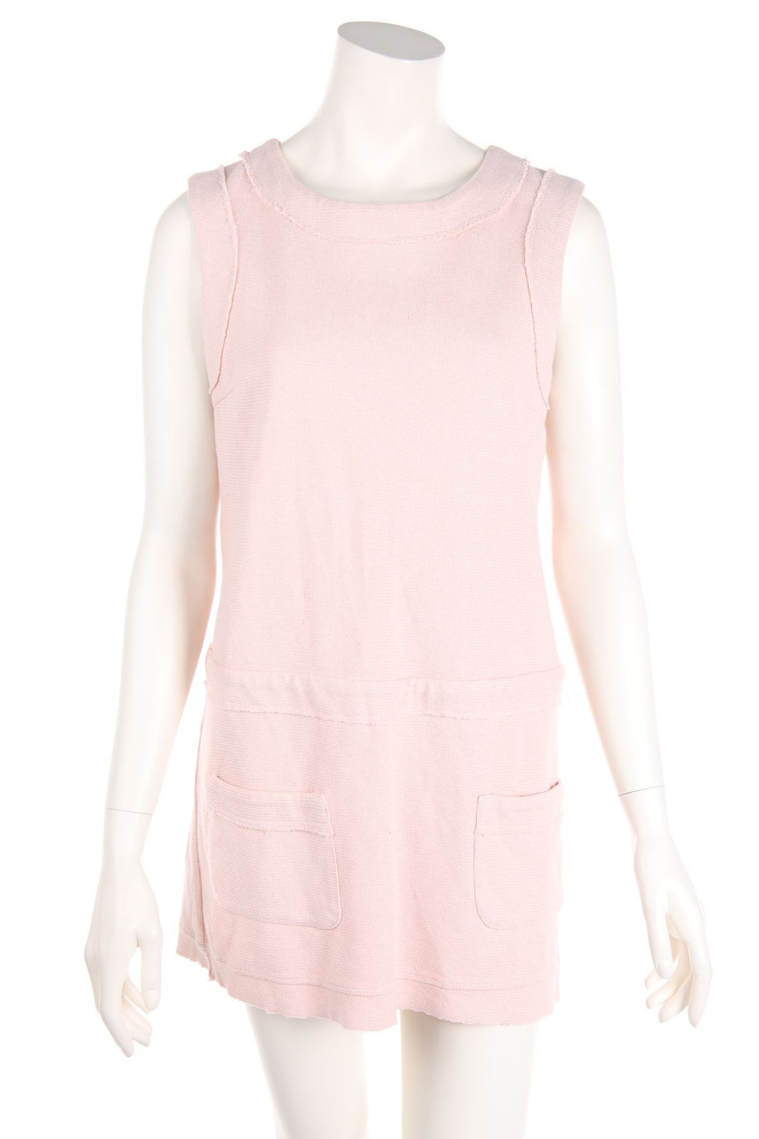 ViCOLO - Sweat-Kleid mit aufgesetzten Taschen - M