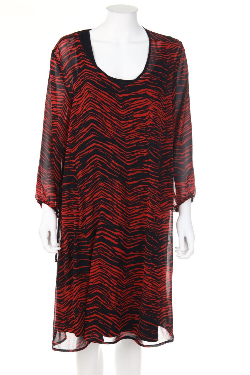 Frapp - Kleid mit Animal-Print - XXL