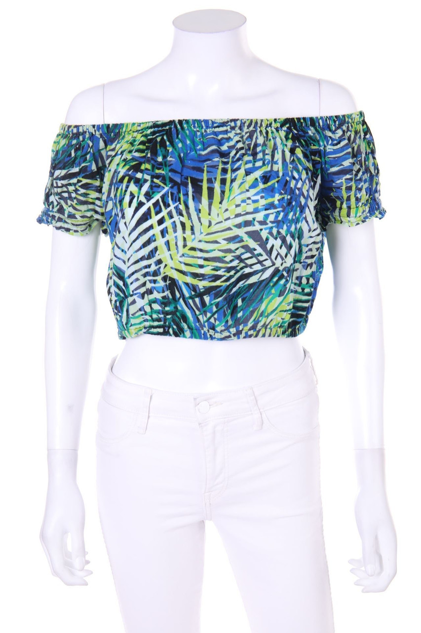 aerie - Cropped-Shirt mit Print - M