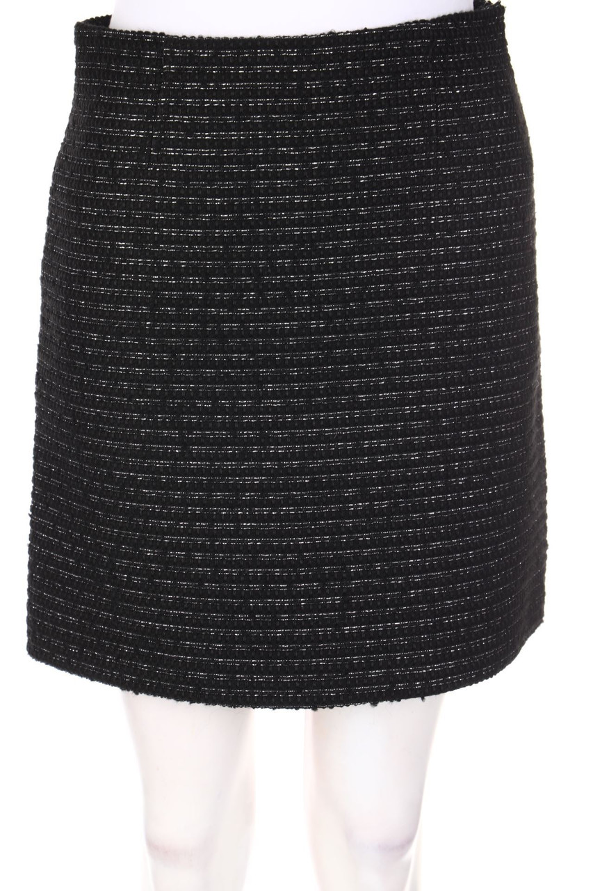 TARA JARMON - Glitzer-Minirock mit Schurwolle - D 34