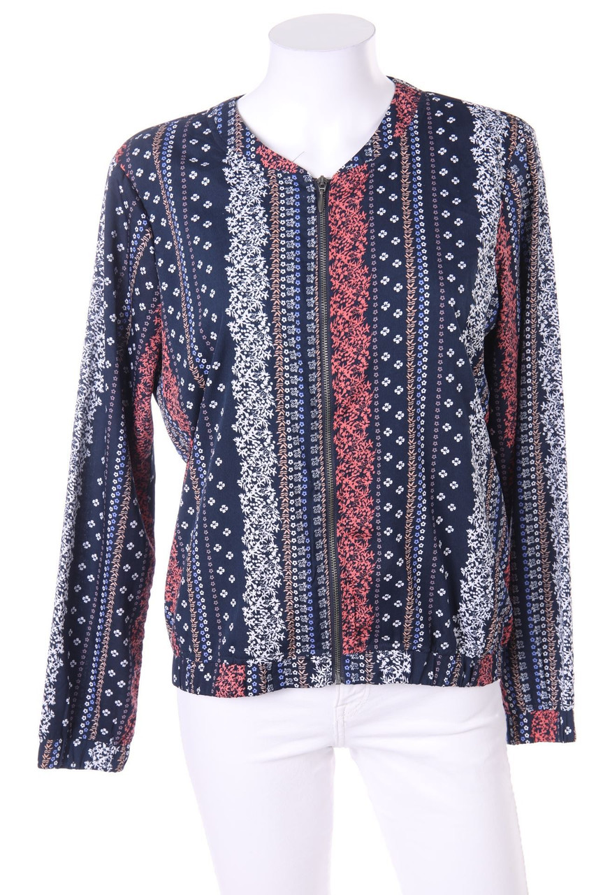 JACQUELINE de YONG - Blouson-Jacke mit floralem Muster - D 38