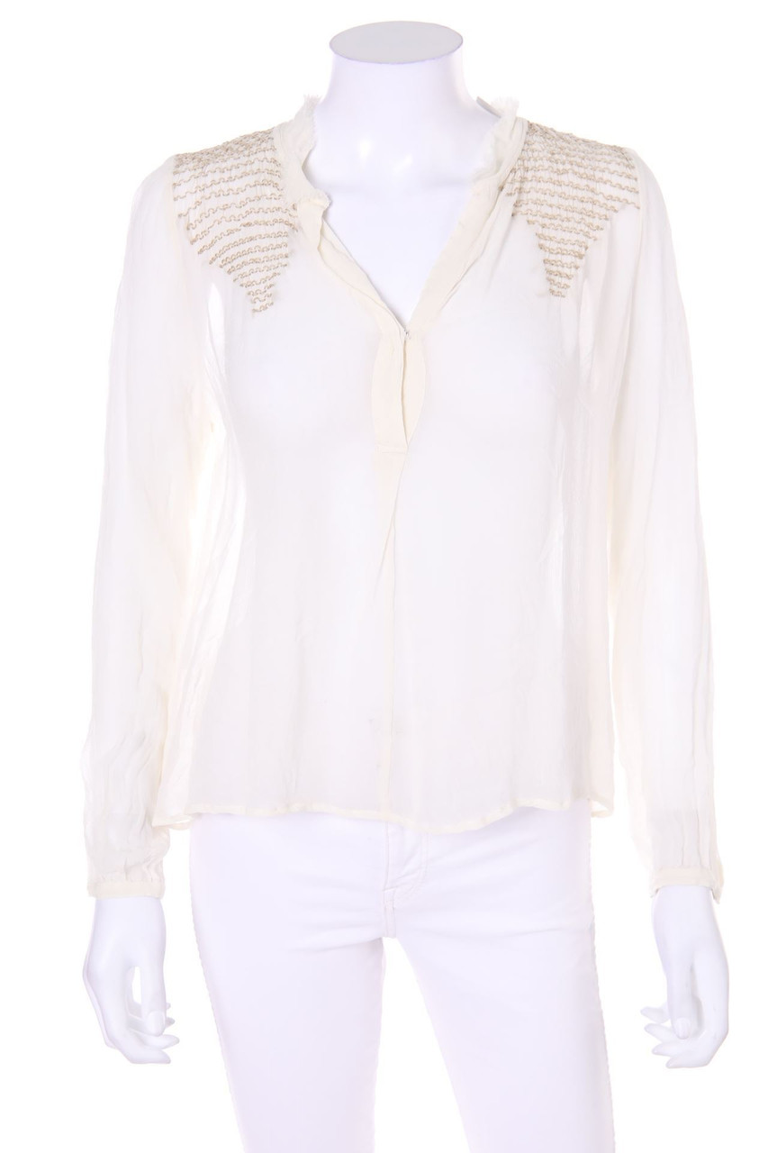 MANGO SUIT - Bluse mit Stickereien - XS