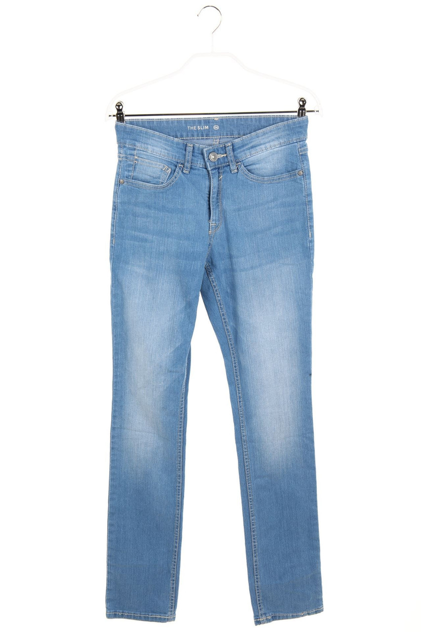 C&A - Slim Jeans im Used Look - D 34