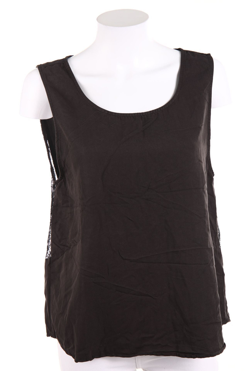 ONLY - Blusentop mit Spitzen-Einsatz - D 40