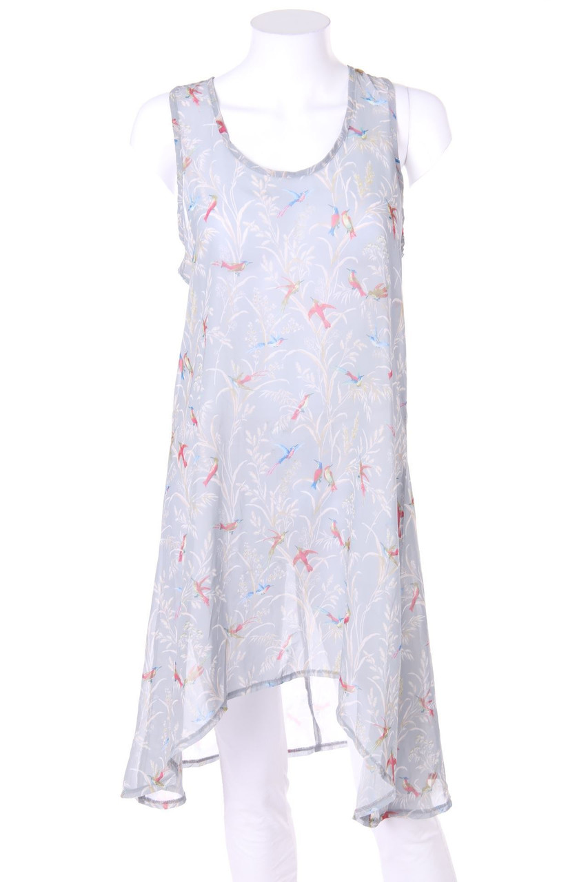 VERO MODA - Long-Blusentop mit Print - M