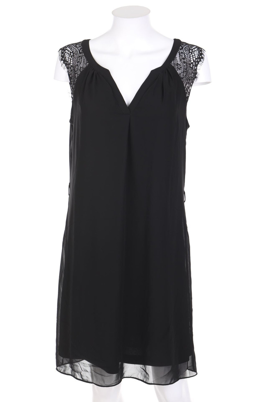 NAF NAF - Abendkleid mit Spitzen-Einsatz - D 38