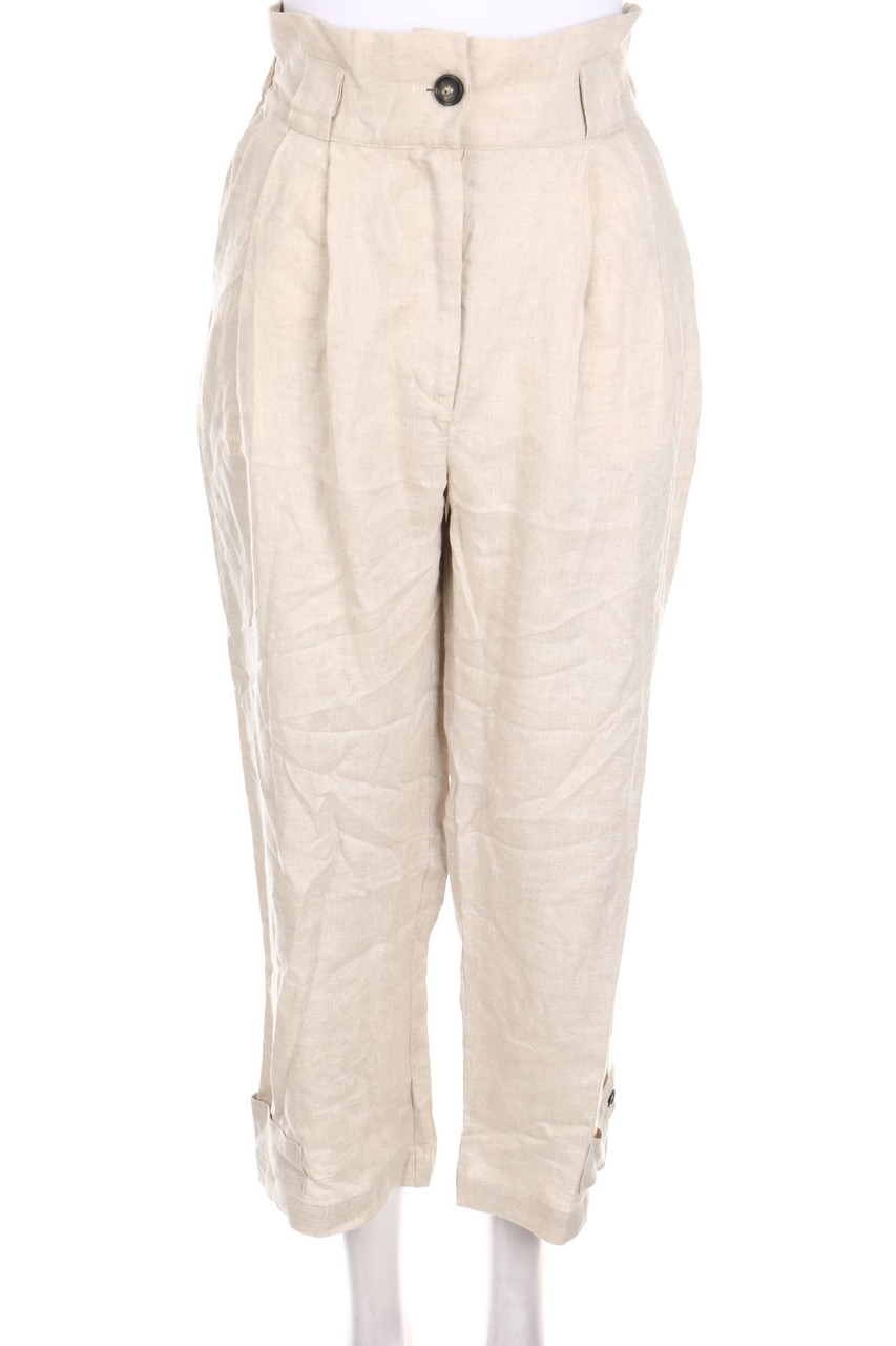 HANNAHLAVERY - Paperbag-Leinenhose - D 34