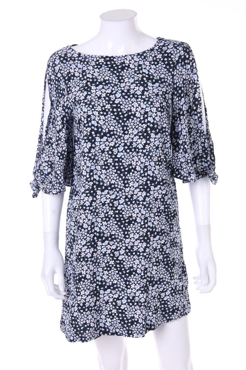 H&M - Minikleid mit floralem Muster - D 38