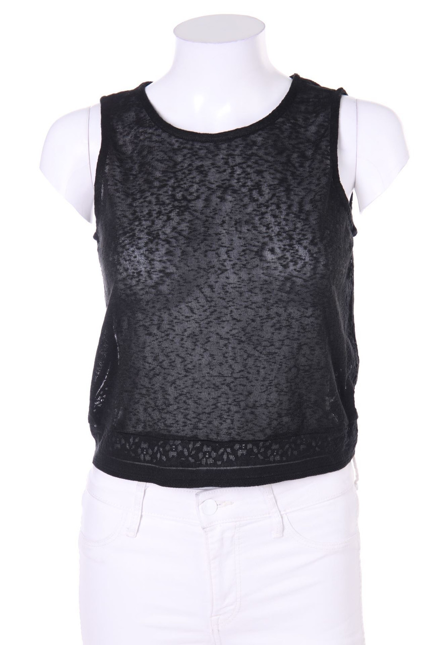 H&M - Strick-Top zum Knoten - XS