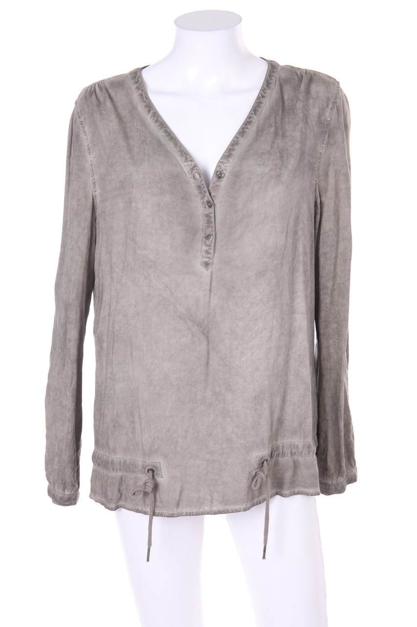 SOCCX - Garment Dyed-Bluse mit Tunnelzug - D 38