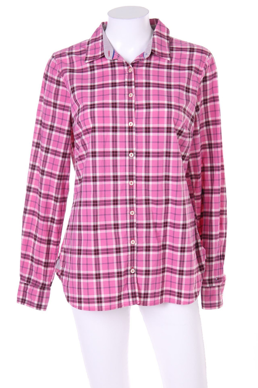 TOMMY HILFIGER - Hemd-Bluse mit Karo-Muster - D 42