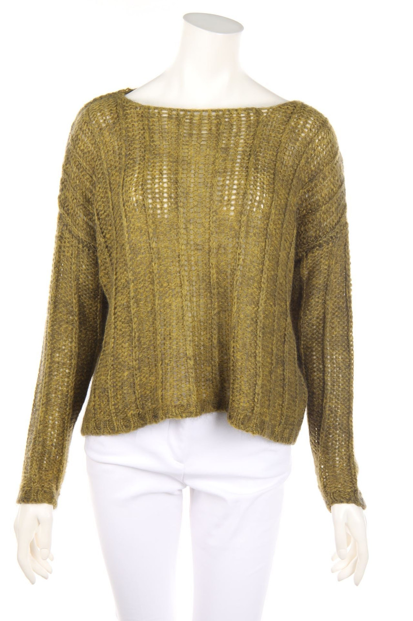 LA FÉE MARABOUTÉE - Oversize-Strick-Pullover mit überschnittener Schulter - D 32