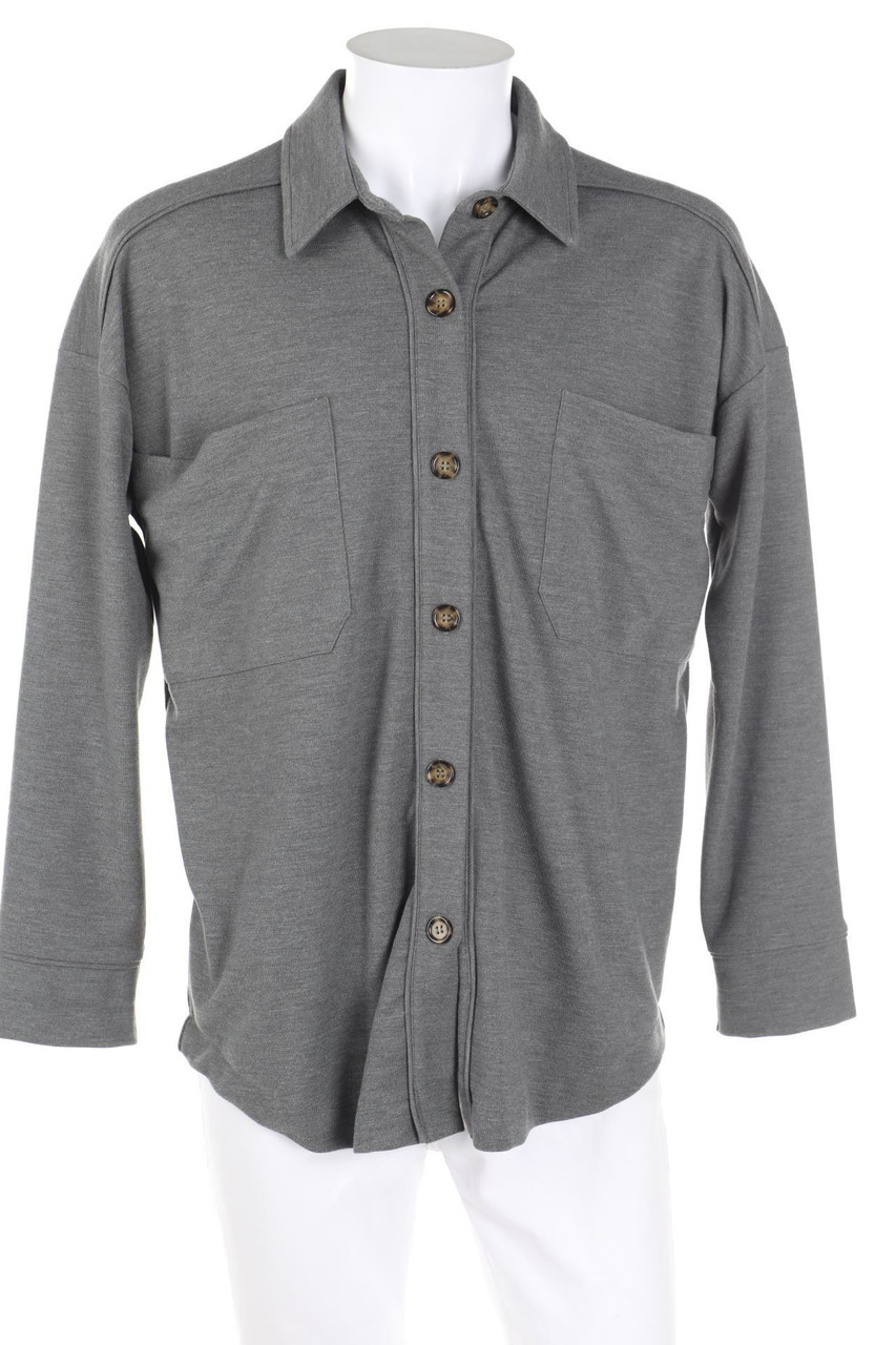 ESPRIT - Sweat-Jacke mit Kragen - S