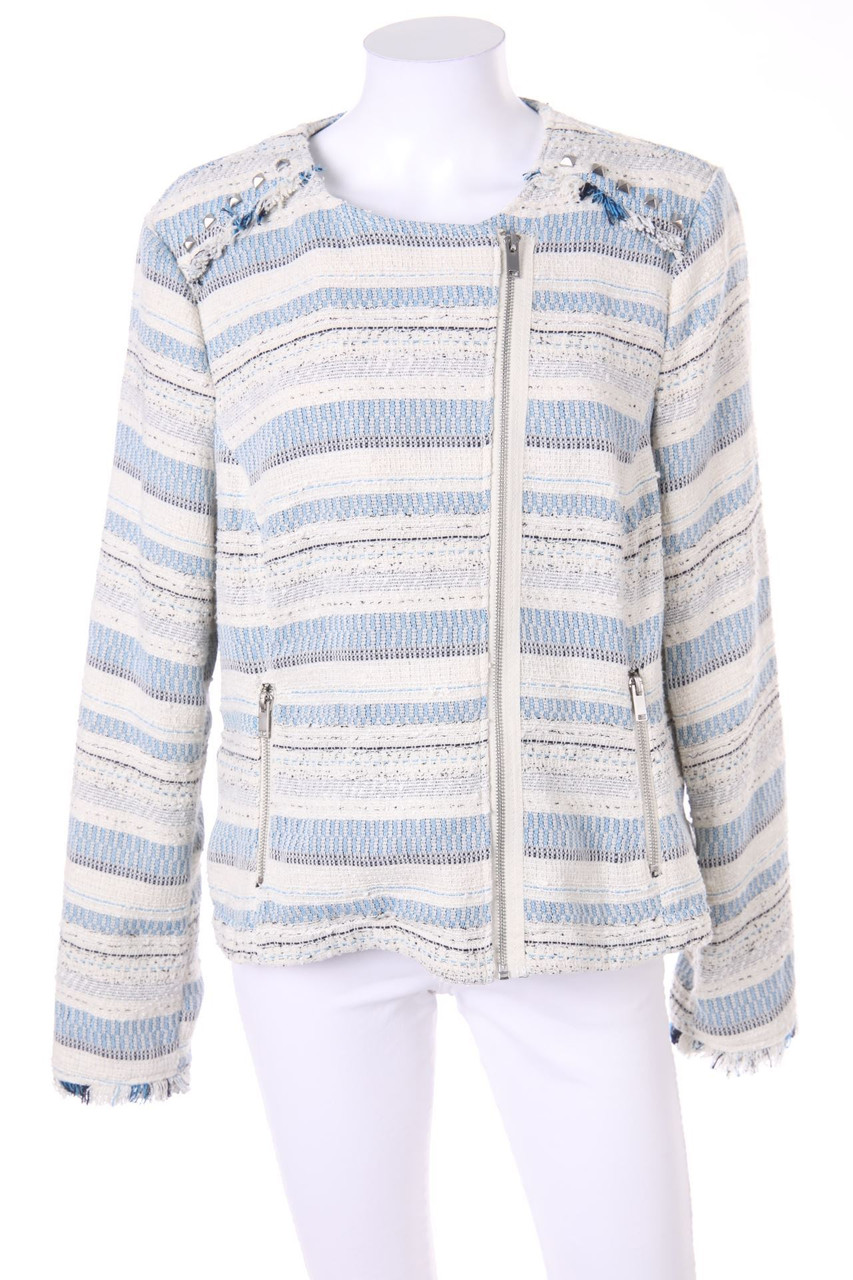 C&A - Bouclé-Blazer mit Fransen mit Nieten - D 42