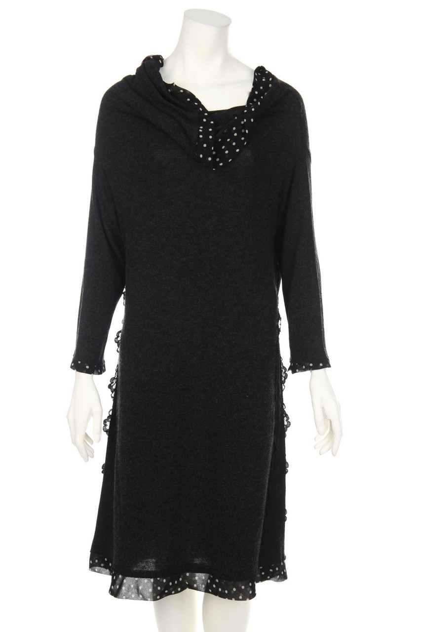 LA FÉE MARABOUTÉE - Strickkleid mit Spitze - D 40