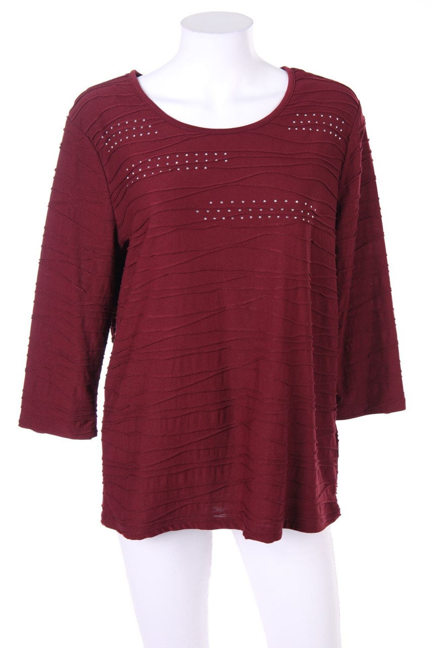 CANDA by C&A - Jersey-Bluse mit Strass-Steinen - M