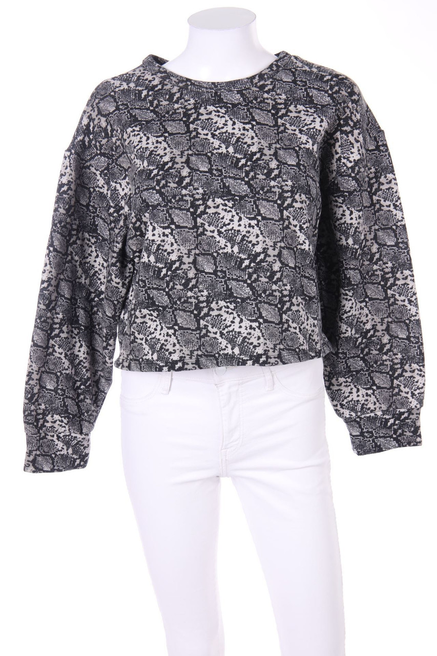 ZARA - Sweatshirt mit Animal-Print - M