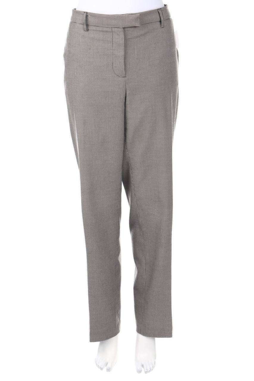 manoukian - Chino-Hose mit Hahnentritt-Muster - D 46